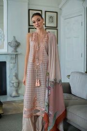 Sobia Nazir Embroidered Luxury Lawn Unstitched 3Pc Suit D-05B