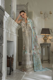 Sobia Nazir Embroidered Luxury Lawn Unstitched 3Pc Suit D-07A