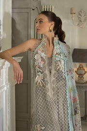 Sobia Nazir Embroidered Luxury Lawn Unstitched 3Pc Suit D-07A