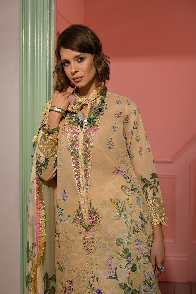 Vital by Sobia Nazir Embroidered Lawn Unstitched 3Pc Suit V-7A