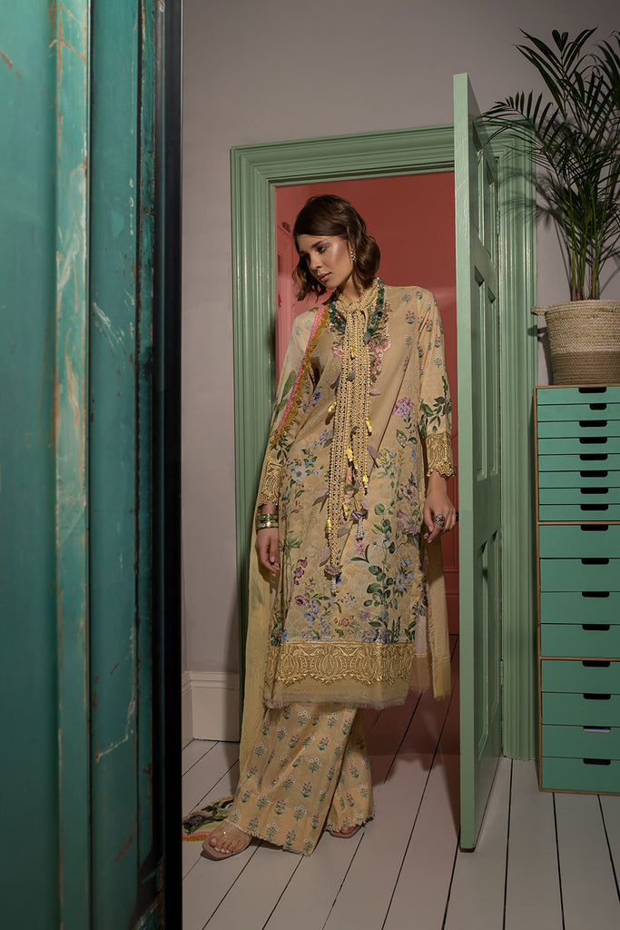 Vital by Sobia Nazir Embroidered Lawn Unstitched 3Pc Suit V-7A