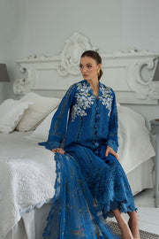 Sobia Nazir Embroidered Luxury Lawn Unstitched 3Pc Suit D-08A