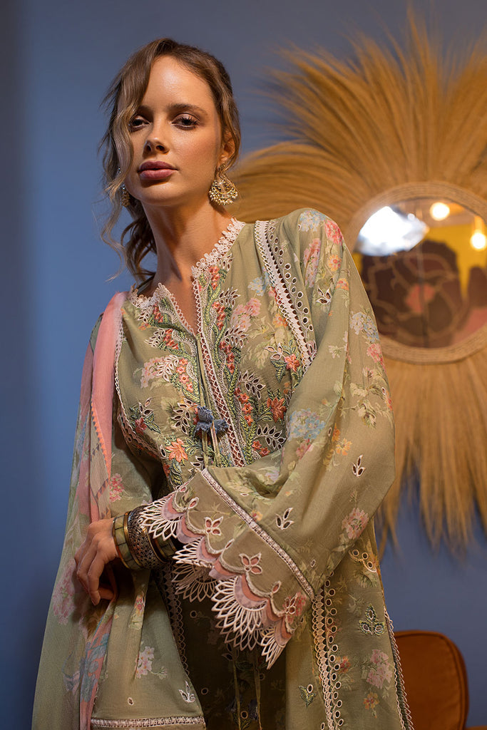 Vital by Sobia Nazir Embroidered Lawn Unstitched 3Pc Suit V-9A