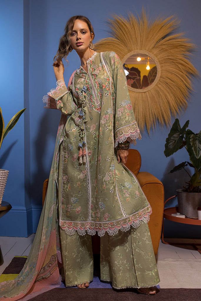 Vital by Sobia Nazir Embroidered Lawn Unstitched 3Pc Suit V-9A