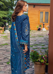 Gul Ahmed Printed Dhanak Unstitched 3Pc Suit DH-42003