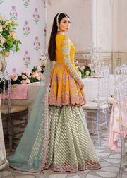 Akbar Aslam Shadmani Embroidered Net Unstitched 3Pc Suit - DILAAB