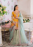 Akbar Aslam Shadmani Embroidered Net Unstitched 3Pc Suit - DILAAB