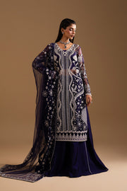 Zariya Afsanay Bareeze Net Unstitched 3Pc Suit ZB50039 DILARA
