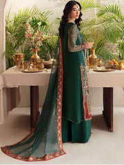 Charizma Dastan-e-Jashan Luxury Chiffon Unstitched 3Pc Suit DJ4-01
