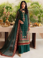 Charizma Dastan-e-Jashan Luxury Chiffon Unstitched 3Pc Suit DJ4-01