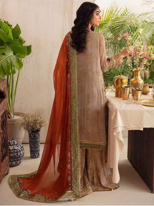 Charizma Dastan-e-Jashan Luxury Chiffon Unstitched 3Pc Suit DJ4-02