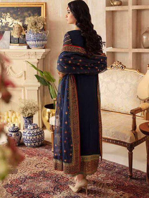 Charizma Dastan-e-Jashan Luxury Chiffon Unstitched 3Pc Suit DJ4-03