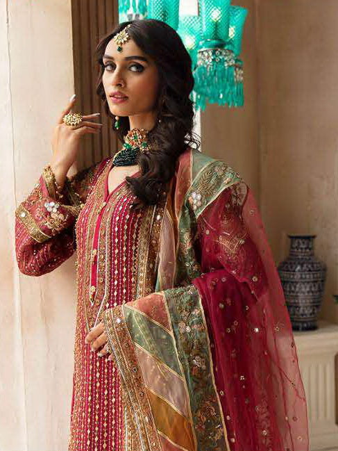 Charizma Dastan-e-Jashan Luxury Chiffon Unstitched 3Pc Suit DJ4-04