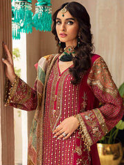 Charizma Dastan-e-Jashan Luxury Chiffon Unstitched 3Pc Suit DJ4-04