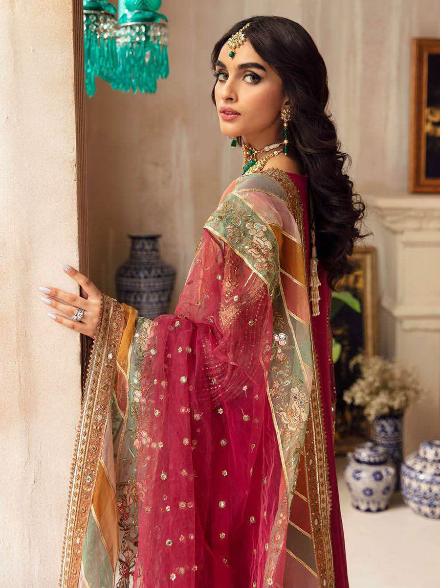 Charizma Dastan-e-Jashan Luxury Chiffon Unstitched 3Pc Suit DJ4-04