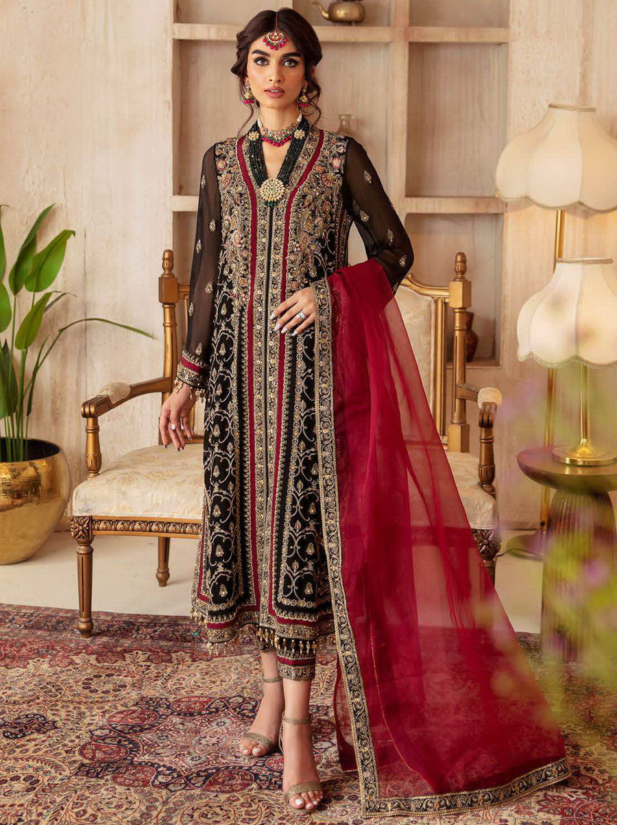 Charizma Dastan-e-Jashan Luxury Chiffon Unstitched 3Pc Suit DJ4-06