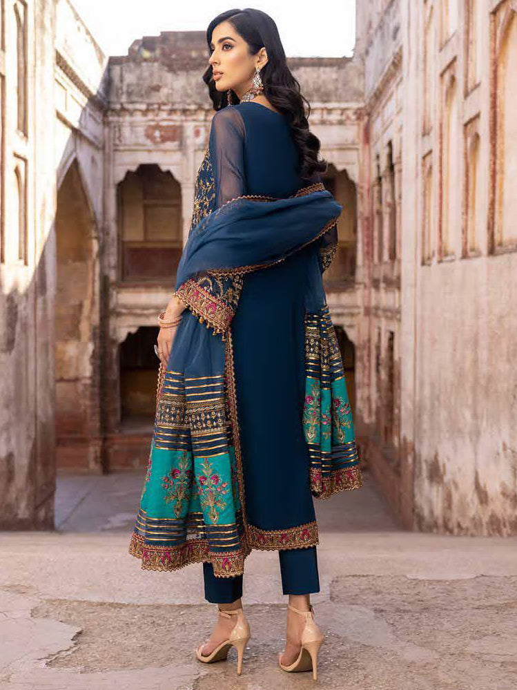 Charizma Dastan-e-Jashan Luxury Chiffon Unstitched 3Pc Suit DJW23-01