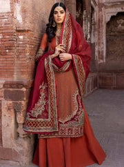 Charizma Dastan-e-Jashan Luxury Chiffon Unstitched 3Pc Suit DJW23-02