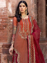 Charizma Dastan-e-Jashan Luxury Chiffon Unstitched 3Pc Suit DJW23-02