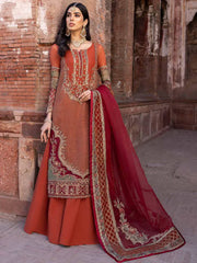 Charizma Dastan-e-Jashan Luxury Chiffon Unstitched 3Pc Suit DJW23-02