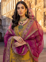 Charizma Dastan-e-Jashan Luxury Chiffon Unstitched 3Pc Suit DJW23-03