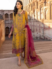 Charizma Dastan-e-Jashan Luxury Chiffon Unstitched 3Pc Suit DJW23-03