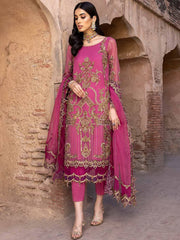 Charizma Dastan-e-Jashan Luxury Chiffon Unstitched 3Pc Suit DJW23-05