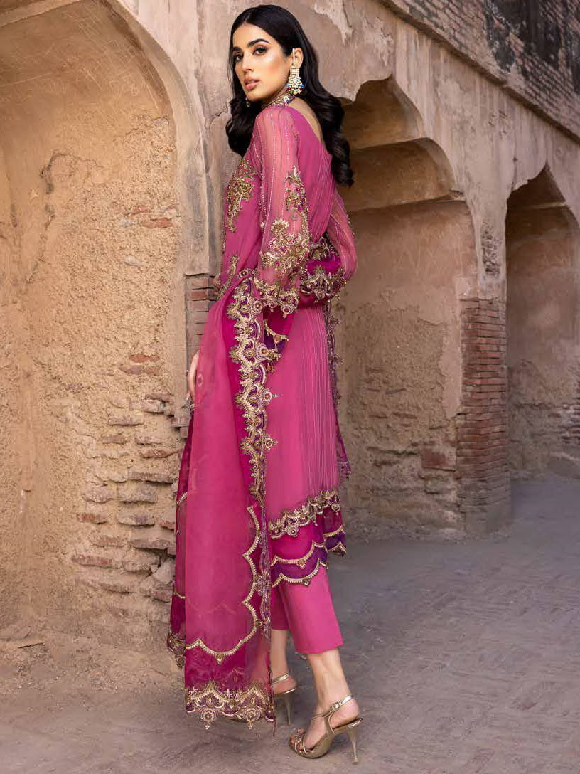 Charizma Dastan-e-Jashan Luxury Chiffon Unstitched 3Pc Suit DJW23-05