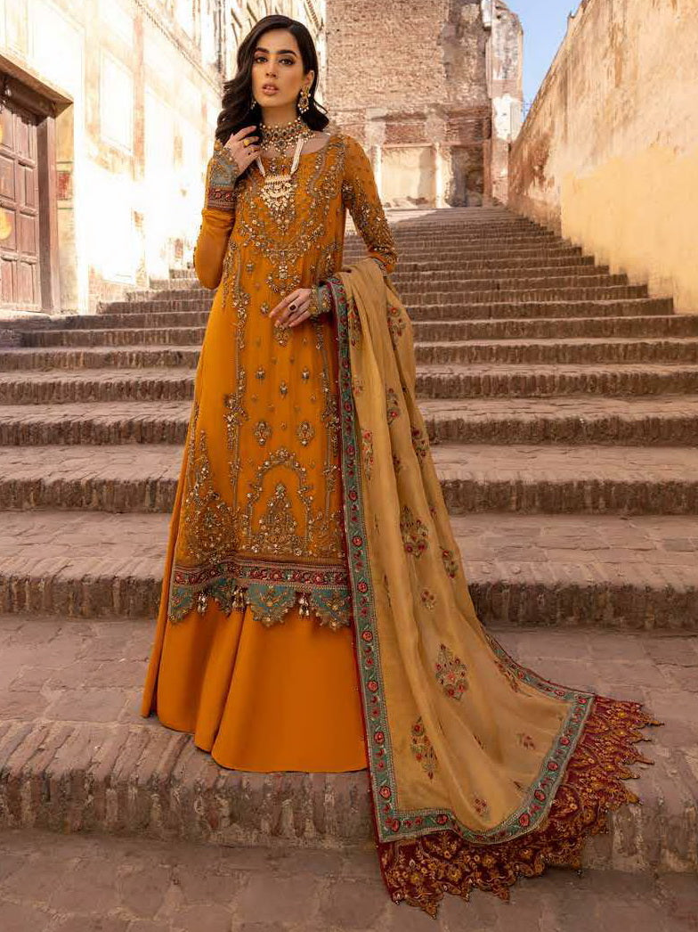 Charizma Dastan-e-Jashan Luxury Chiffon Unstitched 3Pc Suit DJW23-06