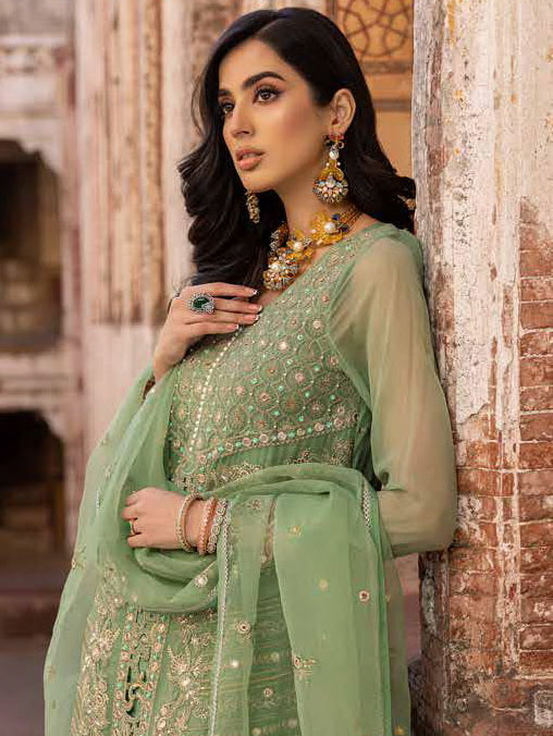 Charizma Dastan-e-Jashan Luxury Chiffon Unstitched 3Pc Suit DJW23-07