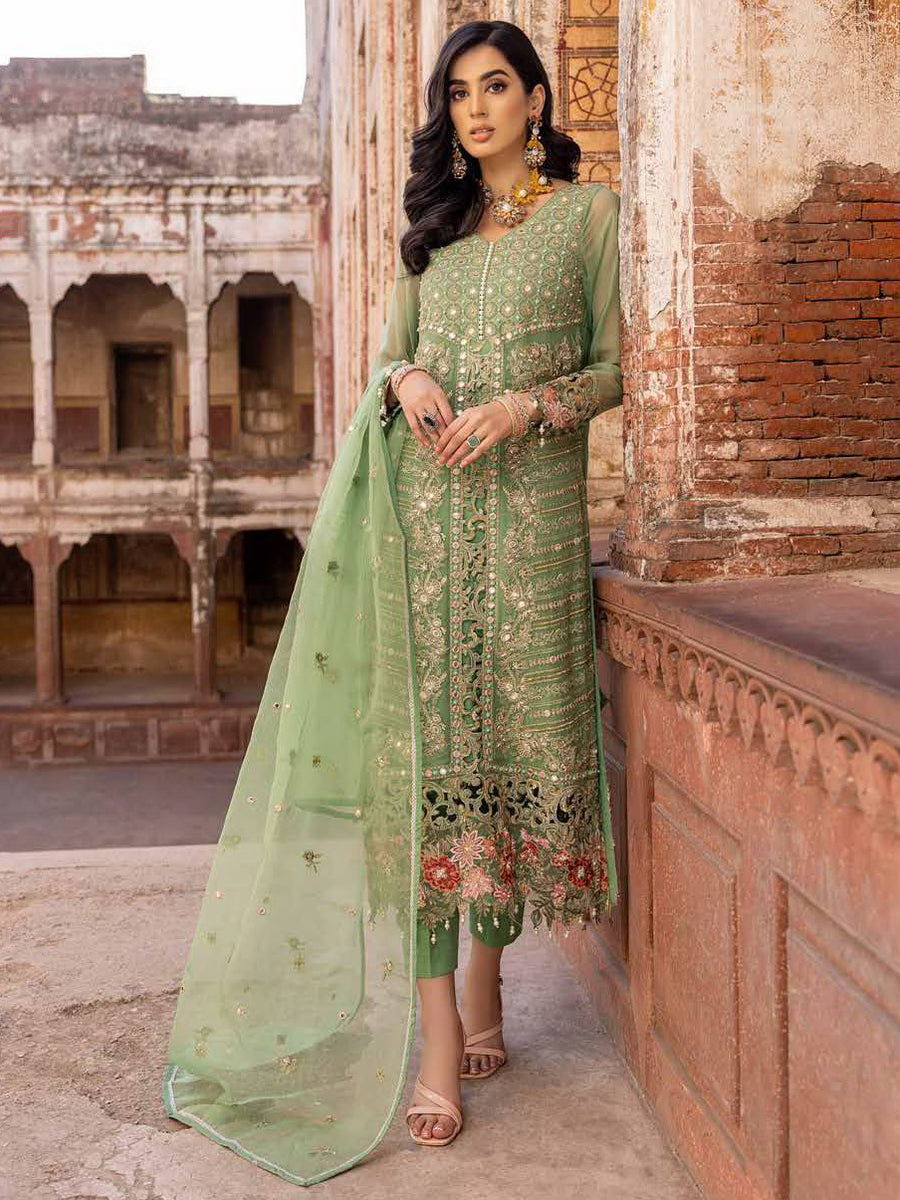 Charizma Dastan-e-Jashan Luxury Chiffon Unstitched 3Pc Suit DJW23-07