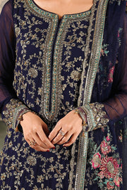 Charizma Dastan-e-Jashan Luxury Chiffon Unstitched 3Pc Suit DJW5-01