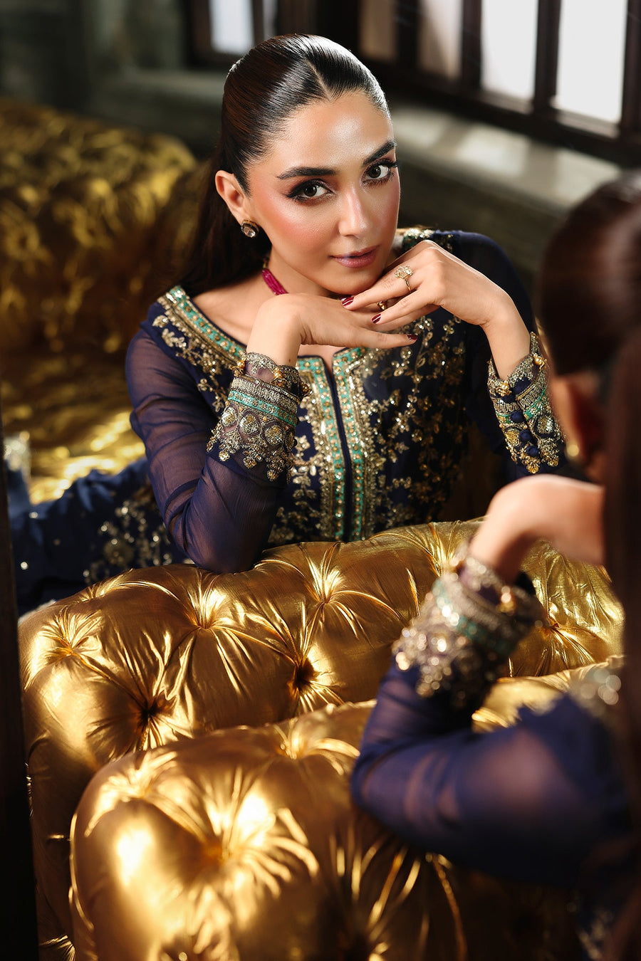 Charizma Dastan-e-Jashan Luxury Chiffon Unstitched 3Pc Suit DJW5-01