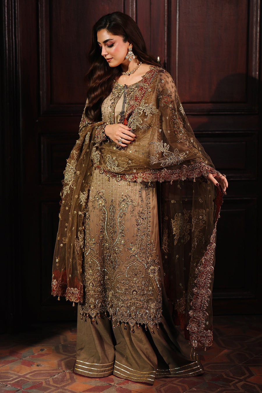 Charizma Dastan-e-Jashan Luxury Chiffon Unstitched 3Pc Suit DJW5-02