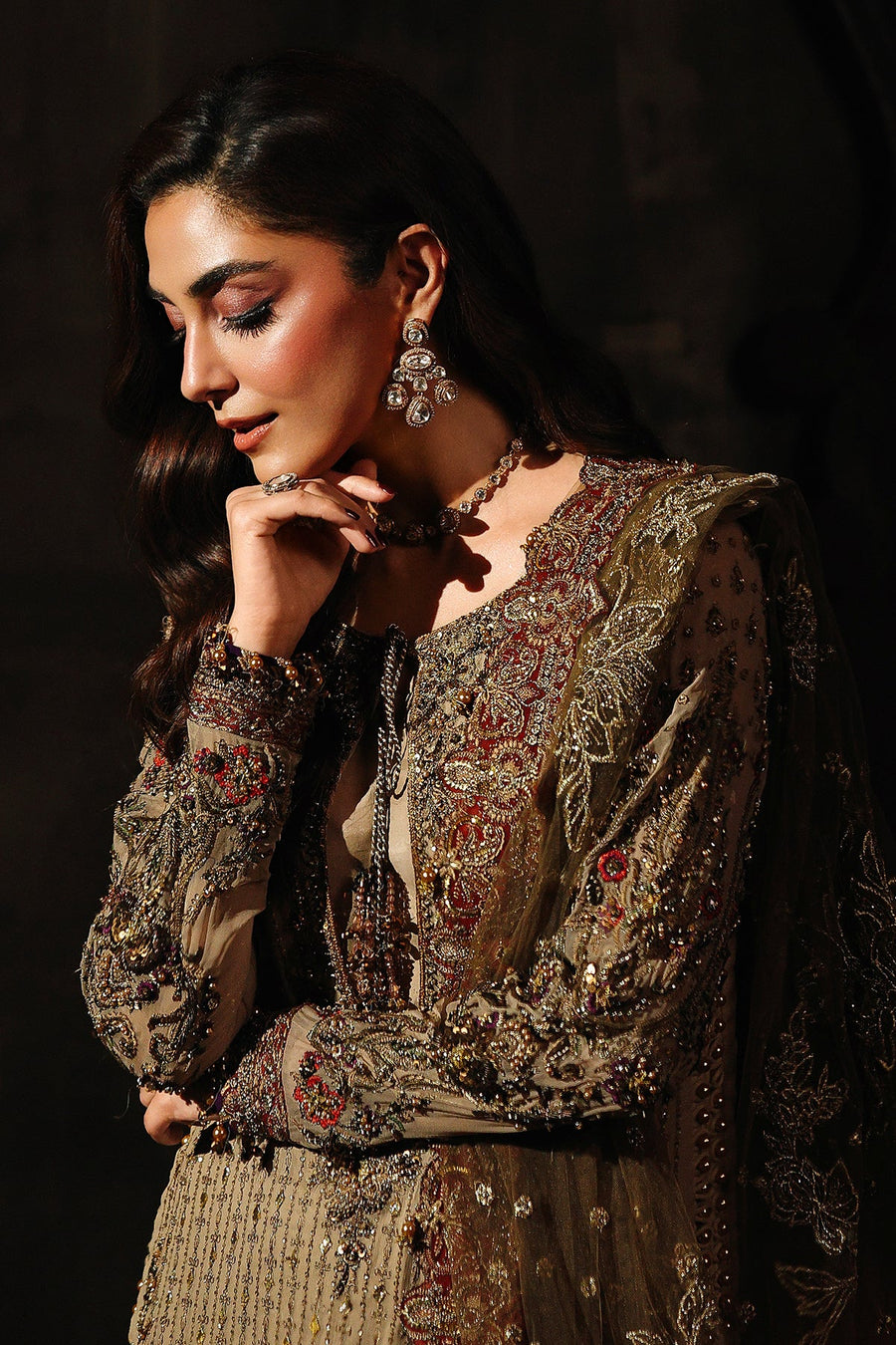 Charizma Dastan-e-Jashan Luxury Chiffon Unstitched 3Pc Suit DJW5-02