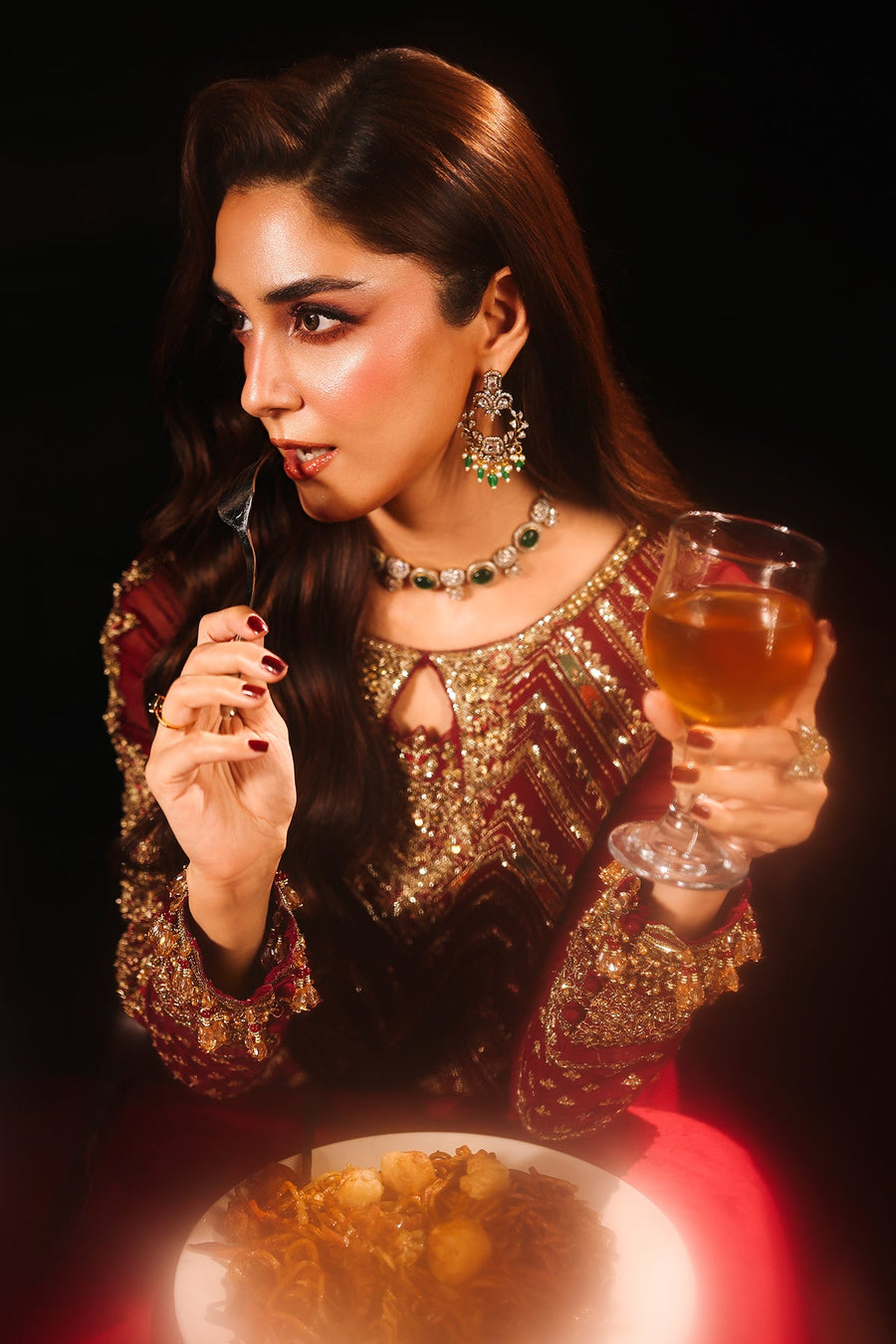 Charizma Dastan-e-Jashan Luxury Chiffon Unstitched 3Pc Suit DJW5-03