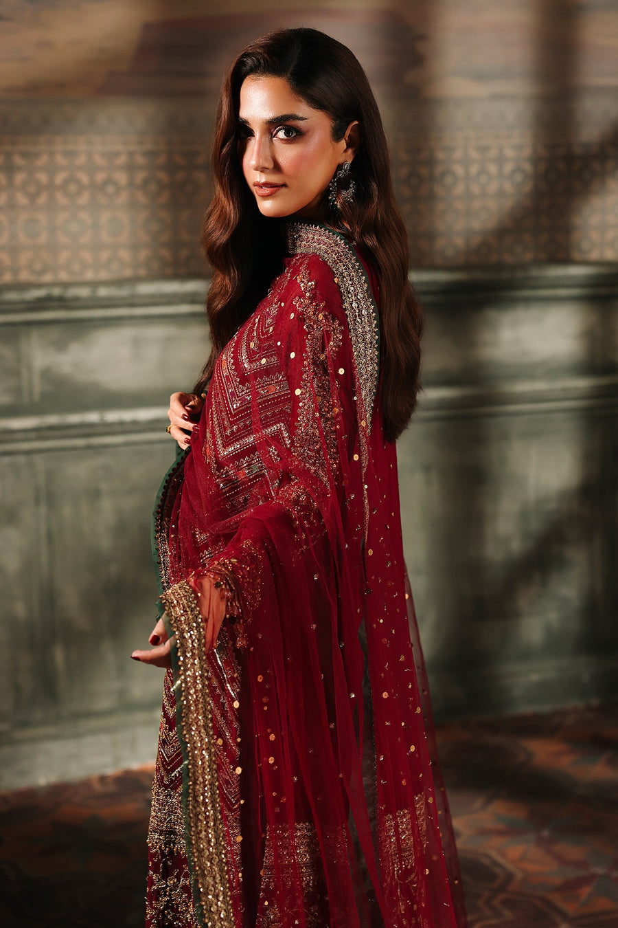 Charizma Dastan-e-Jashan Luxury Chiffon Unstitched 3Pc Suit DJW5-03