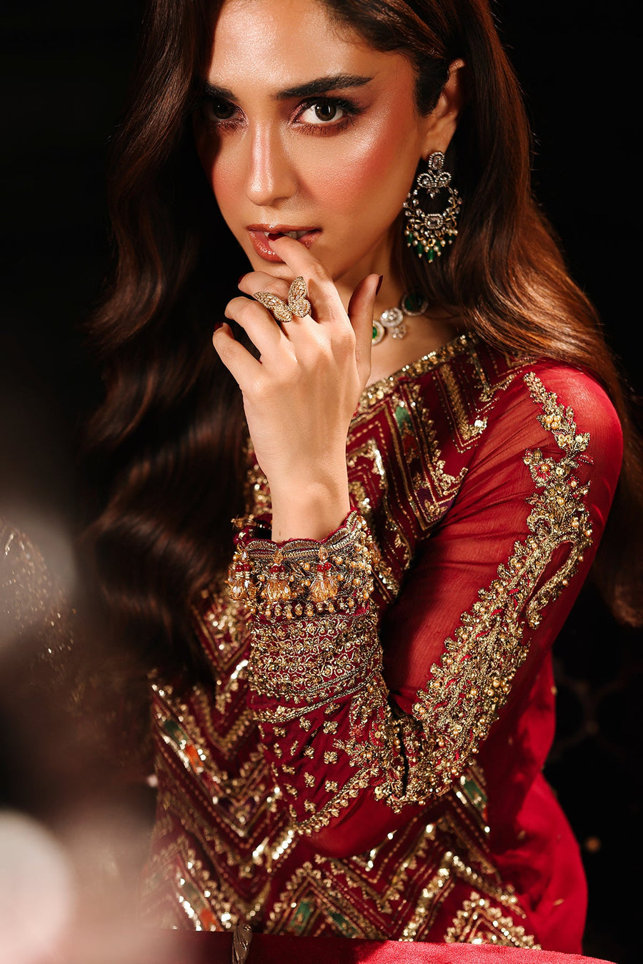 Charizma Dastan-e-Jashan Luxury Chiffon Unstitched 3Pc Suit DJW5-03