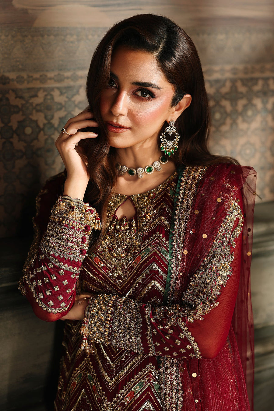 Charizma Dastan-e-Jashan Luxury Chiffon Unstitched 3Pc Suit DJW5-03