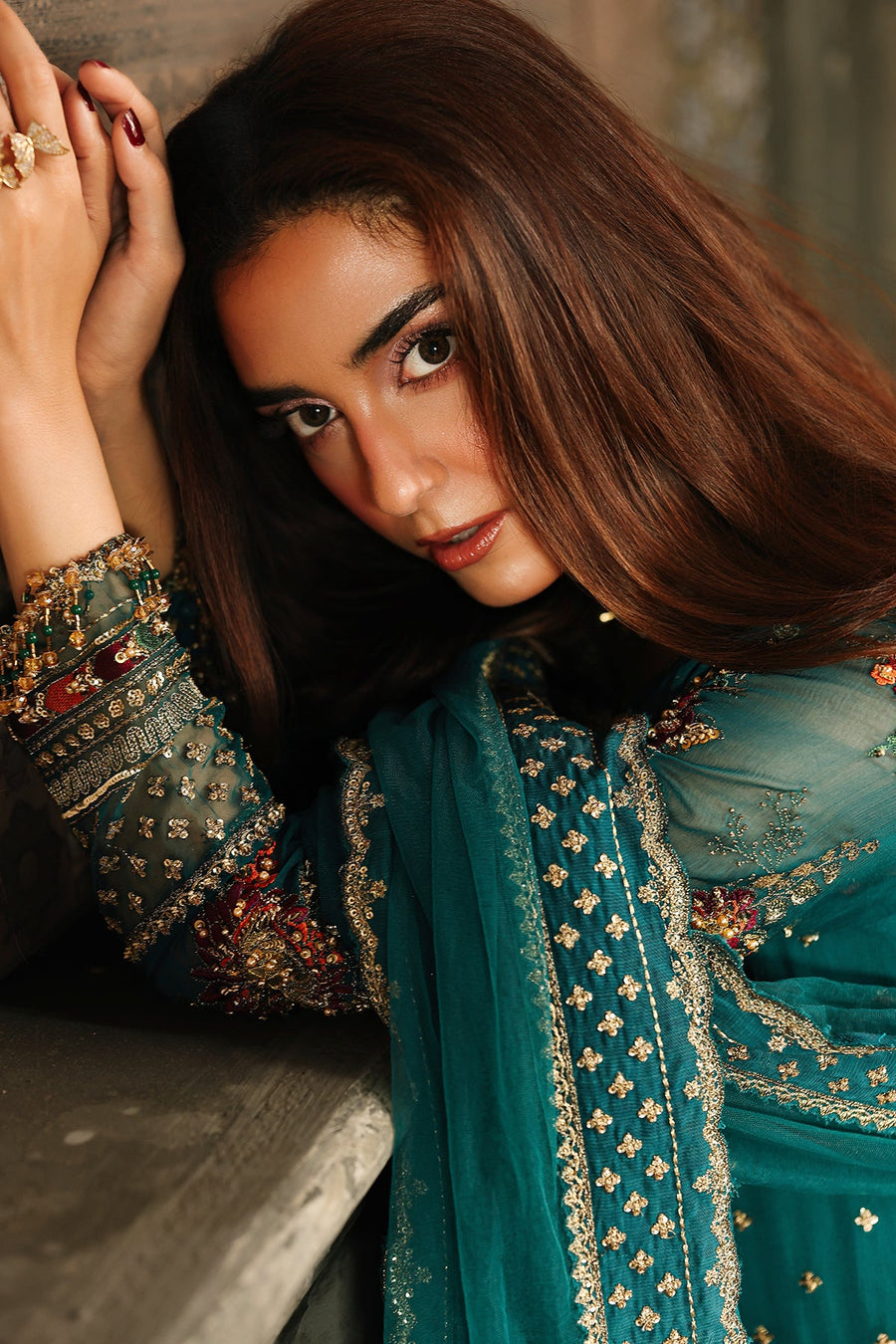 Charizma Dastan-e-Jashan Luxury Chiffon Unstitched 3Pc Suit DJW5-04