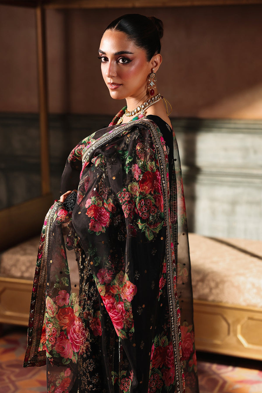 Charizma Dastan-e-Jashan Luxury Chiffon Unstitched 3Pc Suit DJW5-05