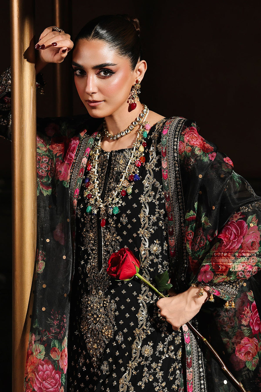 Charizma Dastan-e-Jashan Luxury Chiffon Unstitched 3Pc Suit DJW5-05