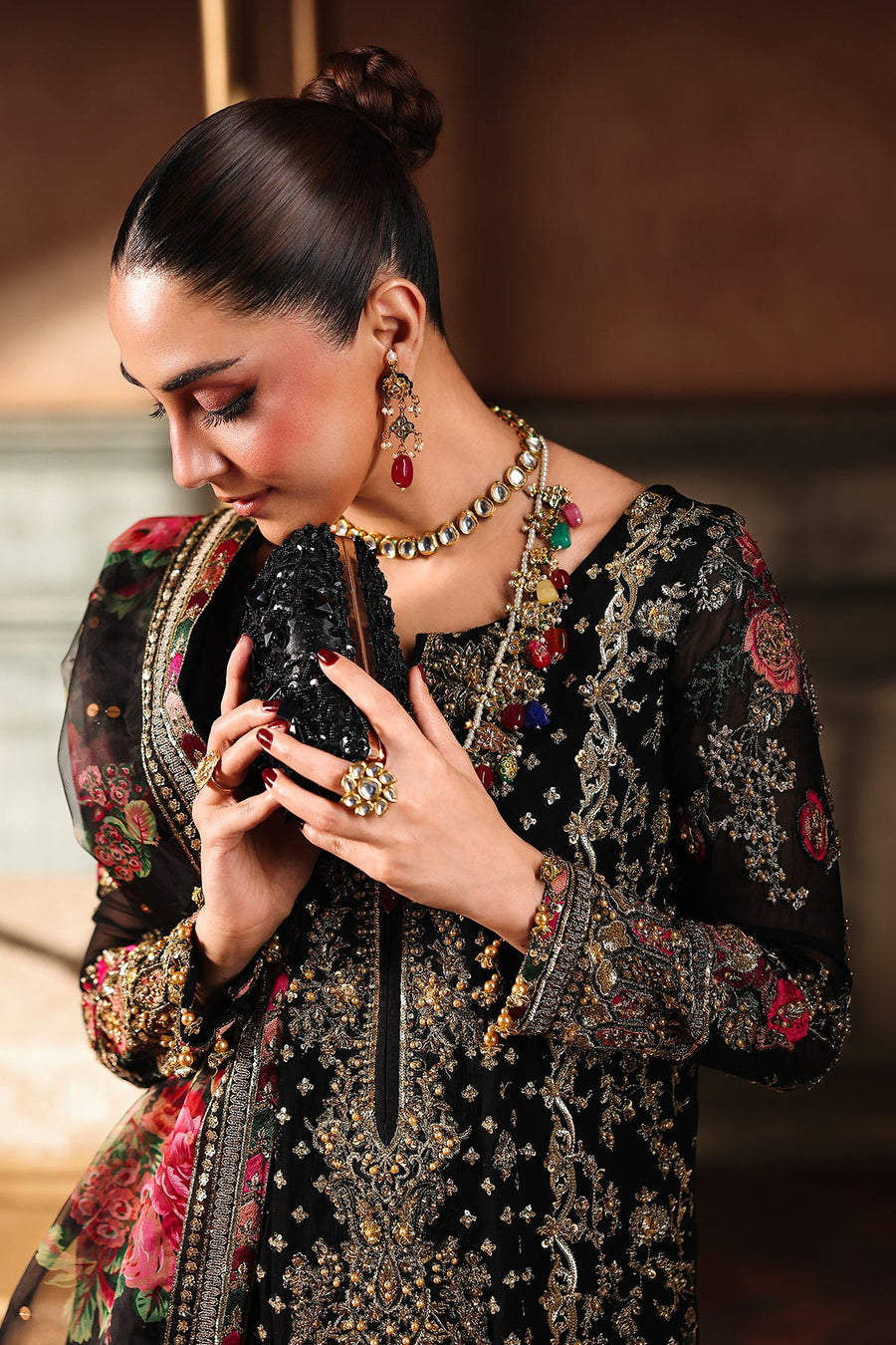 Charizma Dastan-e-Jashan Luxury Chiffon Unstitched 3Pc Suit DJW5-05