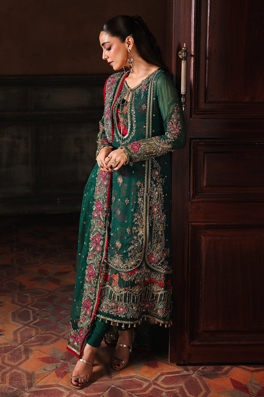 Charizma Dastan-e-Jashan Luxury Chiffon Unstitched 3Pc Suit DJW5-06