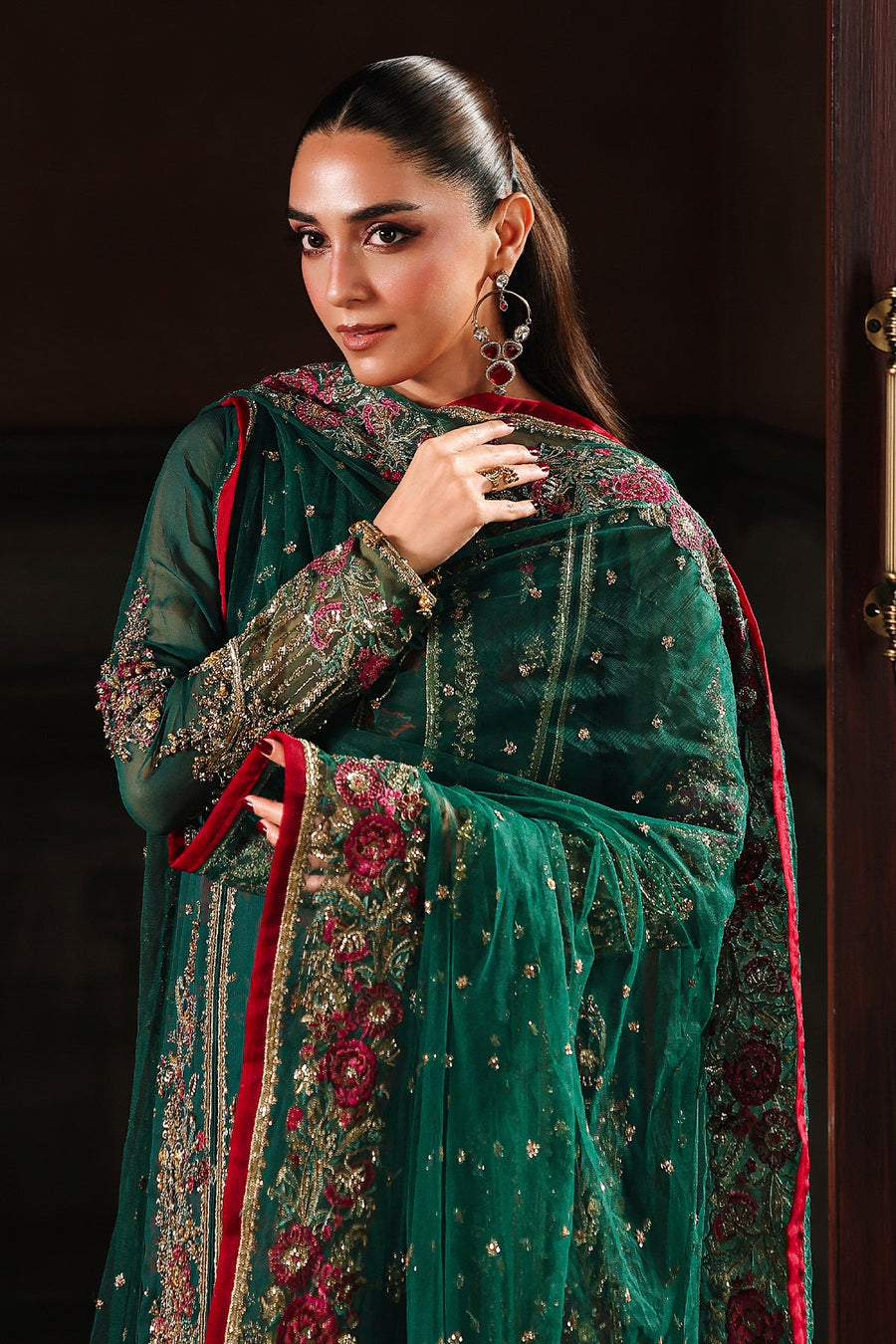 Charizma Dastan-e-Jashan Luxury Chiffon Unstitched 3Pc Suit DJW5-06