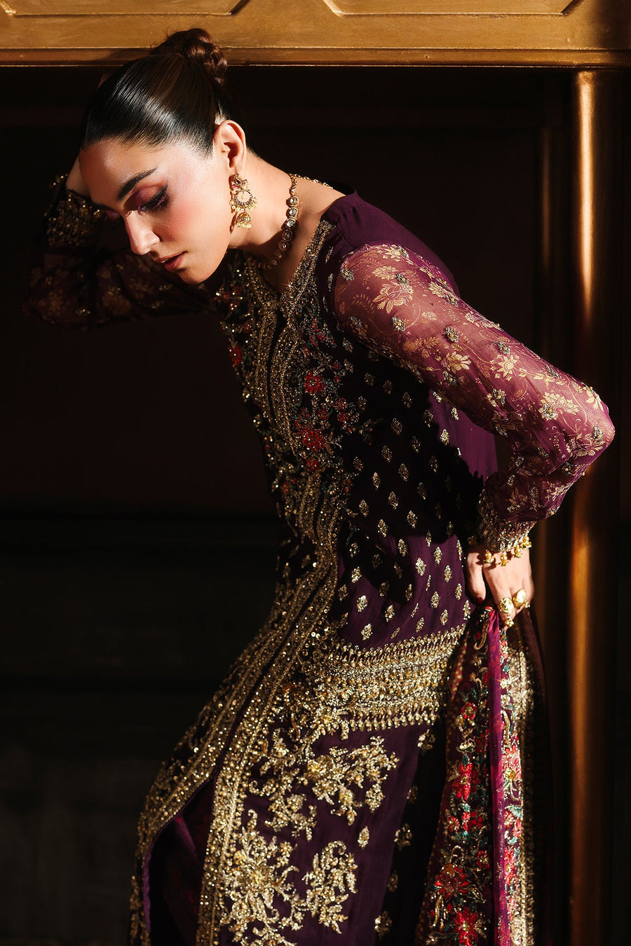 Charizma Dastan-e-Jashan Luxury Chiffon Unstitched 3Pc Suit DJW5-07