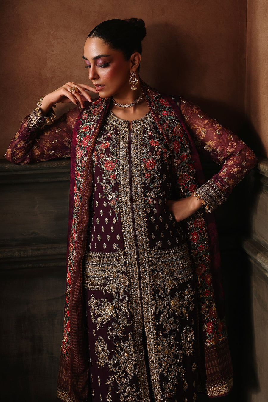 Charizma Dastan-e-Jashan Luxury Chiffon Unstitched 3Pc Suit DJW5-07