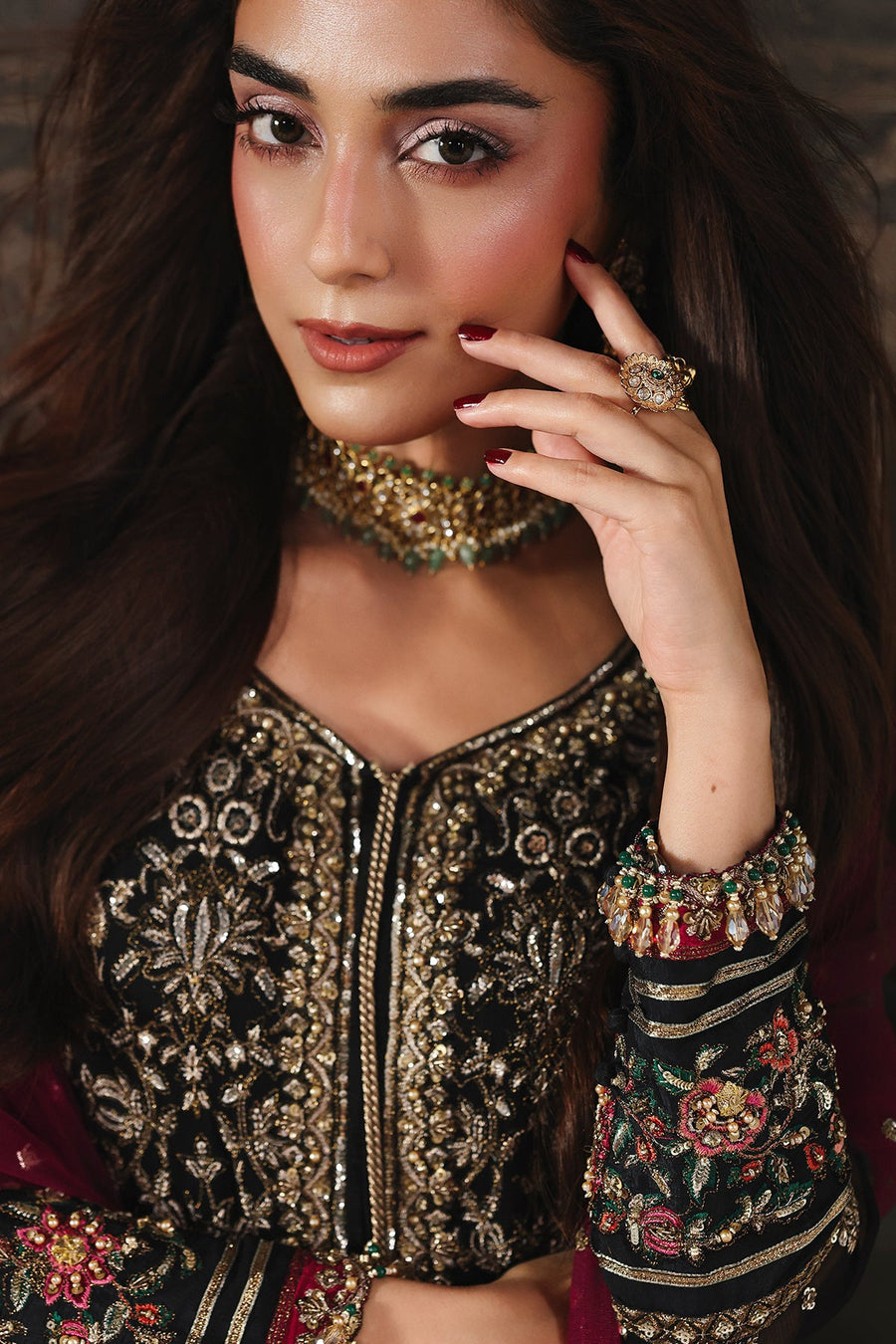 Charizma Dastan-e-Jashan Luxury Chiffon Unstitched 3Pc Suit DJW5-08