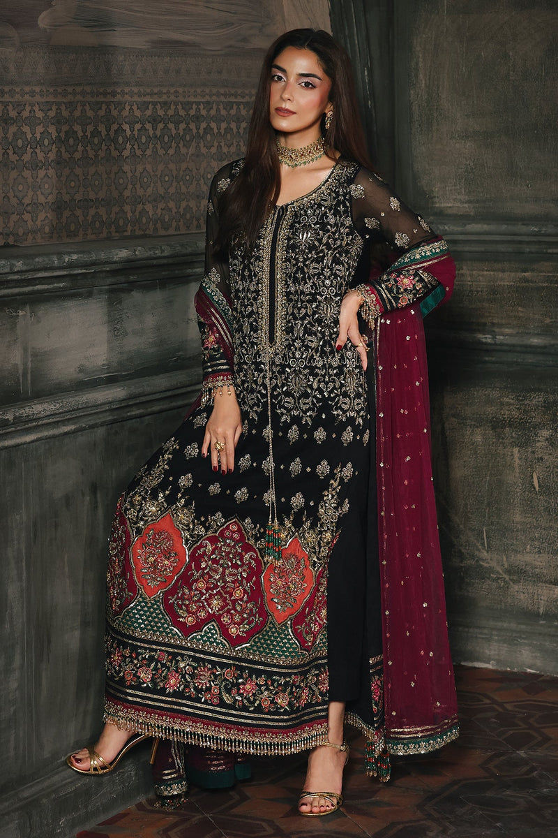 Charizma Dastan-e-Jashan Luxury Chiffon Unstitched 3Pc Suit DJW5-08