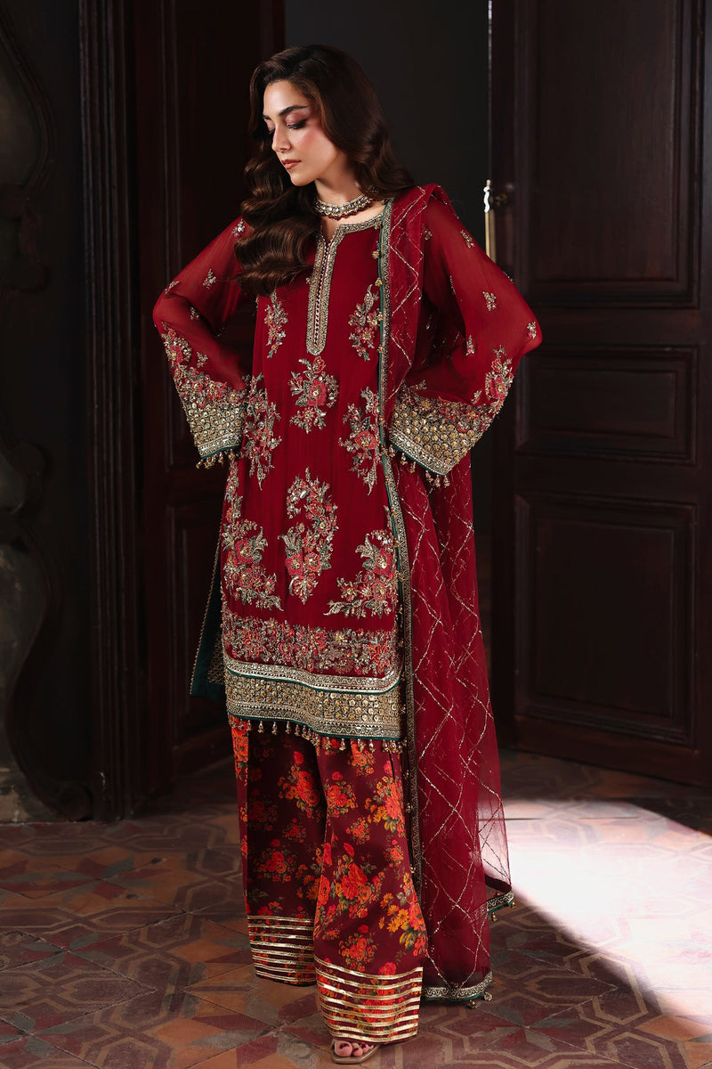 Charizma Dastan-e-Jashan Luxury Chiffon Unstitched 3Pc Suit DJW5-09